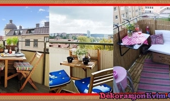 Küçük Balkonlar İçin Yaratıcı Dekorasyon Fikirleri ve Harika Örnekler