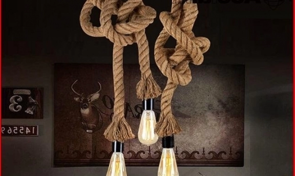 Dekoratif Aydınlatmada Yeni Moda Halat Avize Modelleri