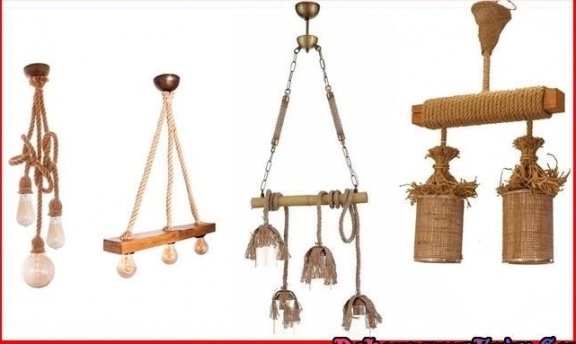 Dekoratif Aydınlatmada Yeni Moda Halat Avize Modelleri