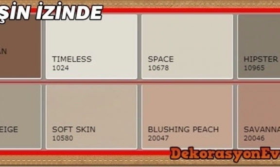 2018 İç Cephe Duvar Rengi Trendleri Jotun Boya'da