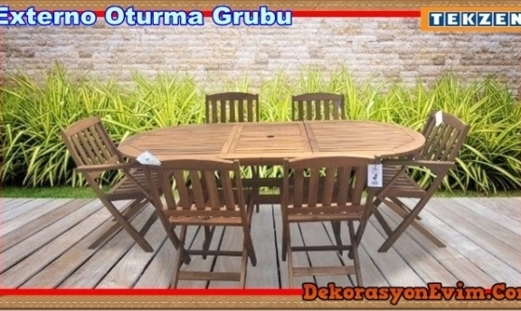 Uygun Fiyatlı Bahçe Masa Sandalye Takımları ile TEKZEN