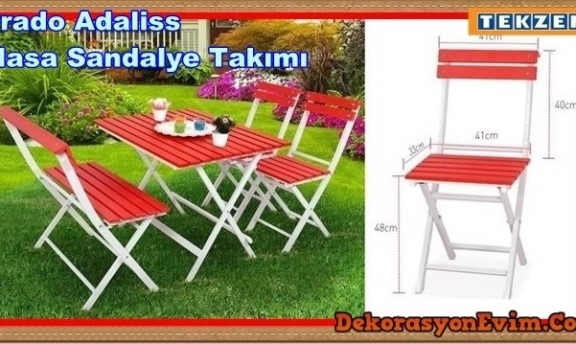 Uygun Fiyatlı Bahçe Masa Sandalye Takımları ile TEKZEN