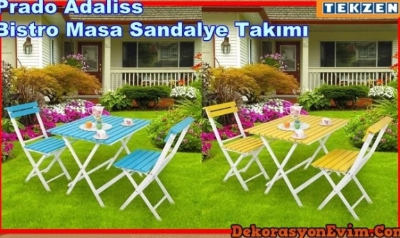 Uygun Fiyatlı Bahçe Masa Sandalye Takımları ile TEKZEN