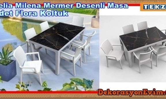 Uygun Fiyatlı Bahçe Masa Sandalye Takımları ile TEKZEN