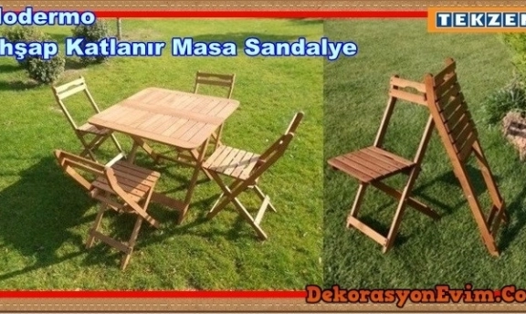 Uygun Fiyatlı Bahçe Masa Sandalye Takımları ile TEKZEN