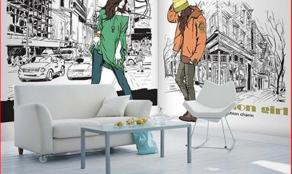 Modern Dekorasyonlar İçin Çok İlginç Duvar Kağıtları