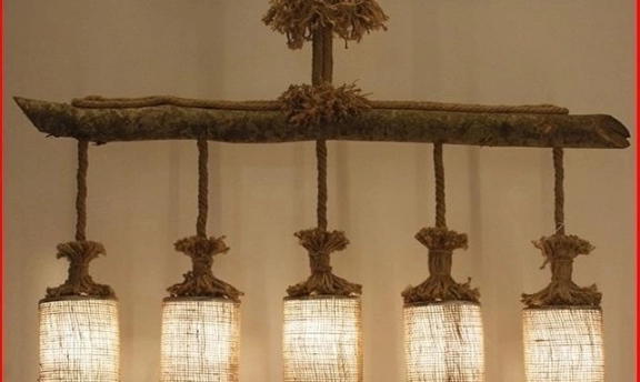 Dekoratif Aydınlatmada Yeni Moda Halat Avize Modelleri