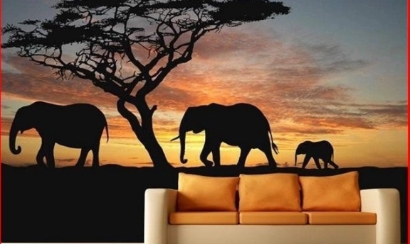 Duvar Dekorasyonunda Vahşi Dokular