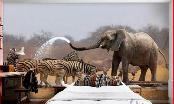 Duvar Dekorasyonunda Vahşi Dokular