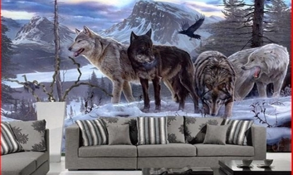 Duvar Dekorasyonunda Vahşi Dokular