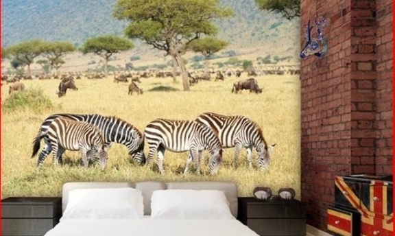 Duvar Dekorasyonunda Vahşi Dokular