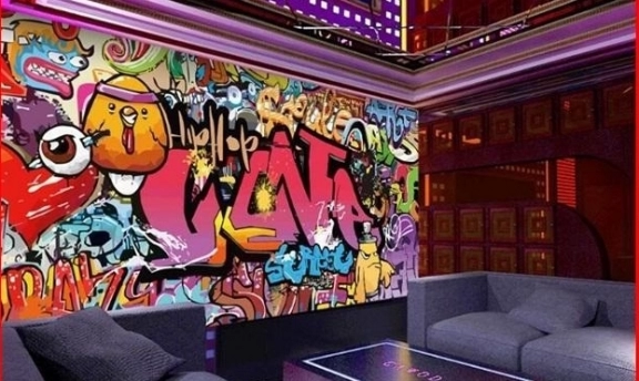 Graffiti Duvar Kağıtları ile Sıradışı Mekanlar