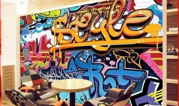 Graffiti Duvar Kağıtları ile Sıradışı Mekanlar