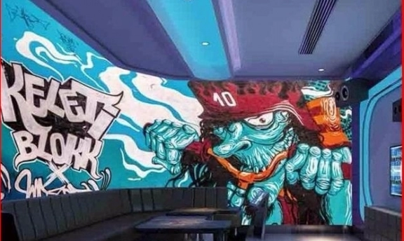 Graffiti Duvar Kağıtları ile Sıradışı Mekanlar