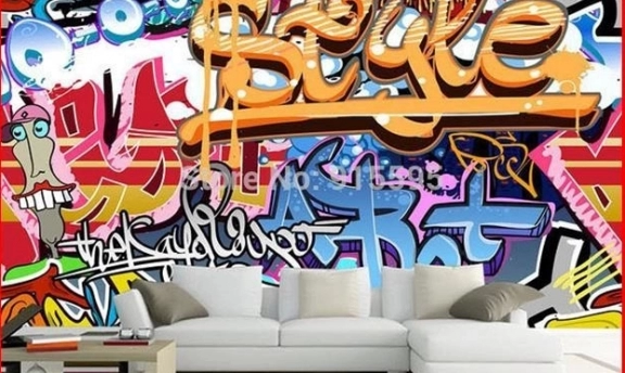 Graffiti Duvar Kağıtları ile Sıradışı Mekanlar