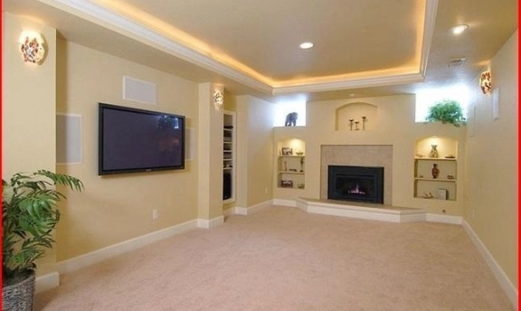 Oturma Odaları İçin Son Moda Asma Tavan Modelleri