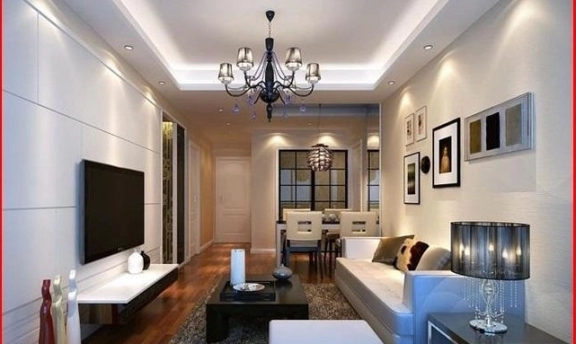 Oturma Odaları İçin Son Moda Asma Tavan Modelleri