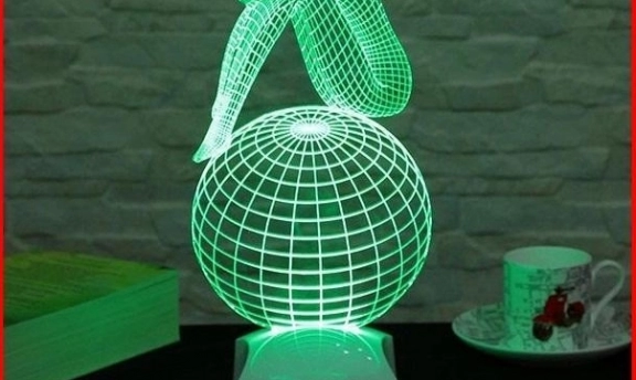 İlginç ve Dekoratif 3 Boyutlu Lamba Tasarımları