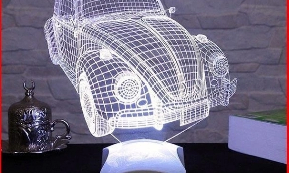 İlginç ve Dekoratif 3 Boyutlu Lamba Tasarımları
