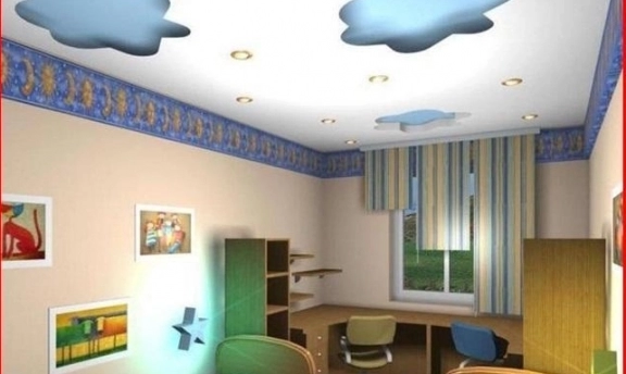 Çocuk Odaları İçin Masalsı Asma Tavan Tasarımları