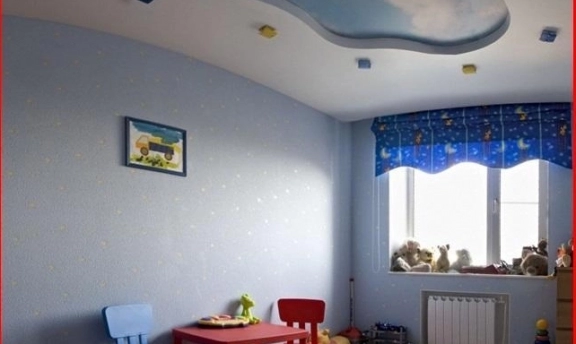 Çocuk Odaları İçin Masalsı Asma Tavan Tasarımları