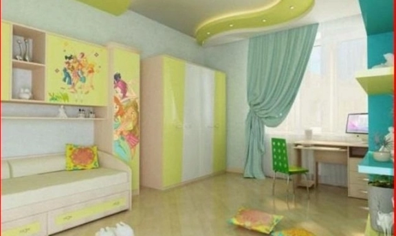 Çocuk Odaları İçin Masalsı Asma Tavan Tasarımları