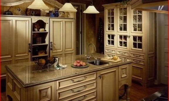 Country Tarzı Mutfak Dolabı Modellerinden Şahane Örnekler