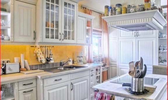 Country Tarzı Mutfak Dolabı Modellerinden Şahane Örnekler