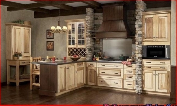 Country Tarzı Mutfak Dolabı Modellerinden Şahane Örnekler