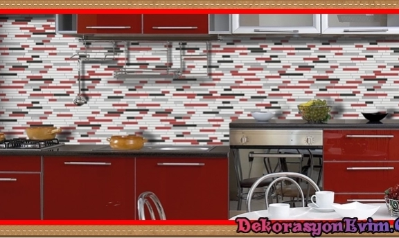 Birbirinden Güzel Mutfak Tezgah Arası Mozaik Modelleri