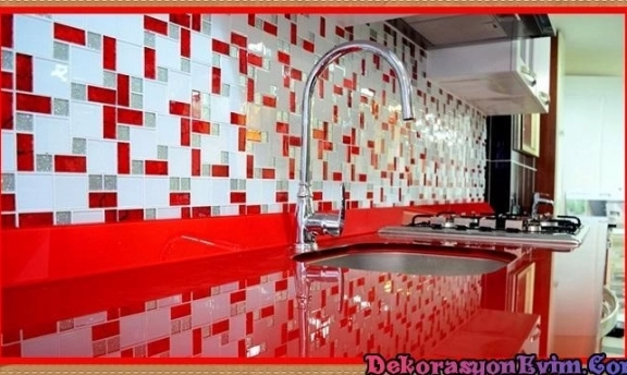 Birbirinden Güzel Mutfak Tezgah Arası Mozaik Modelleri