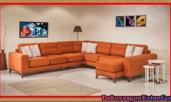 Turuncu Renkli Köşe Takımlarından Şahane Örnekler