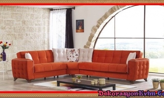 Turuncu Renkli Köşe Takımlarından Şahane Örnekler