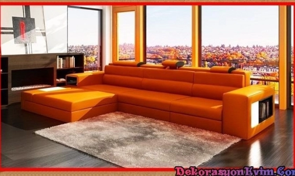 Turuncu Renkli Köşe Takımlarından Şahane Örnekler