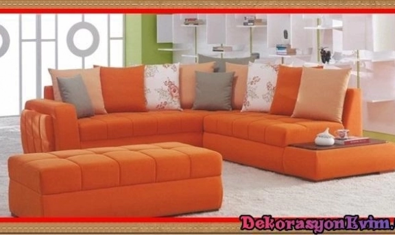 Turuncu Renkli Köşe Takımlarından Şahane Örnekler