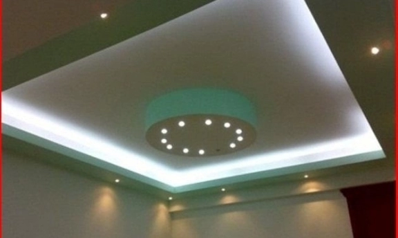 Salonlarınıza Özel Dikdörtgen ve Kare Asma Tavan Tasarımları