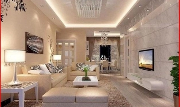 Salonlarınıza Özel Dikdörtgen ve Kare Asma Tavan Tasarımları