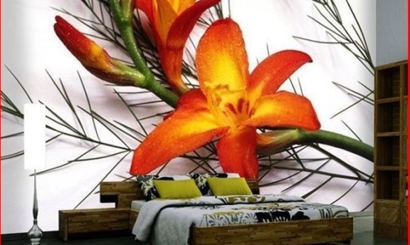 Yatak Odası Dekorasyonları İçin Manzaralı Duvar Kağıtları