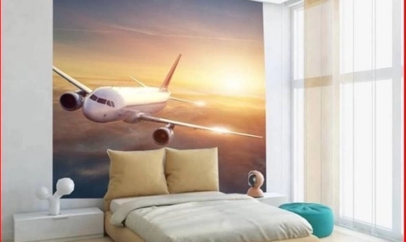 Yatak Odası Dekorasyonları İçin Manzaralı Duvar Kağıtları