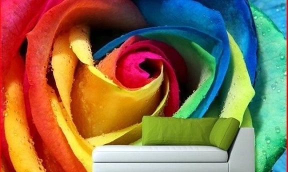 Yatak Odası Dekorasyonları İçin Manzaralı Duvar Kağıtları