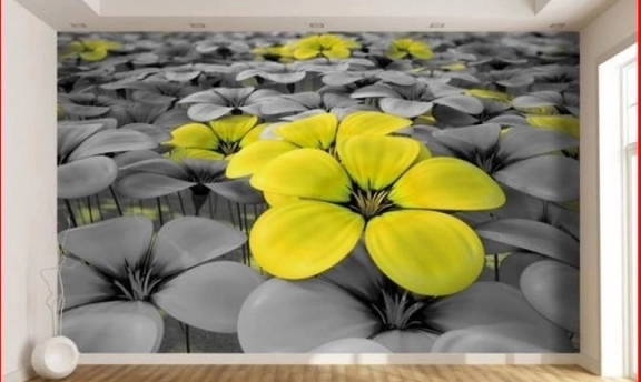 Yatak Odası Dekorasyonları İçin Manzaralı Duvar Kağıtları