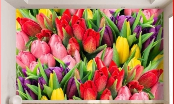 Yatak Odası Dekorasyonları İçin Manzaralı Duvar Kağıtları