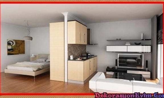 Stüdyo Daire Dekorasyonlarına İlham Veren Örnekler