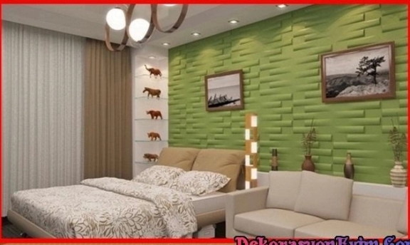 Yatak Odası Dekorasyonunda Dekoratif 3D Duvar Panelleri