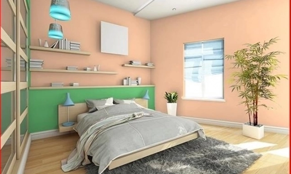 Yatak Odası Duvar Boya Rengi Kombinasyonları (DYO)