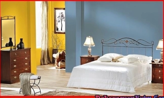 Yatak Odası Duvar Boya Rengi Kombinasyonları (DYO)