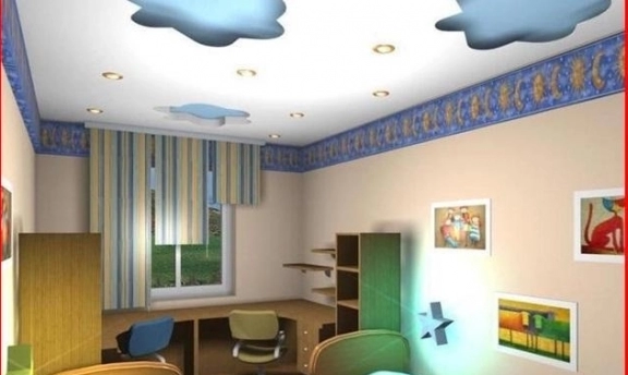 Genç Odaları İçin Harika Asma Tavan Tasarımları