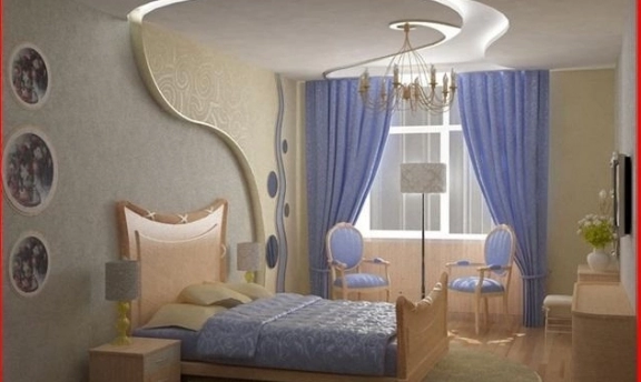 Genç Odaları İçin Harika Asma Tavan Tasarımları