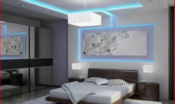 Yatak Odaları İçin Etkileyici Asma Tavan Uygulamaları
