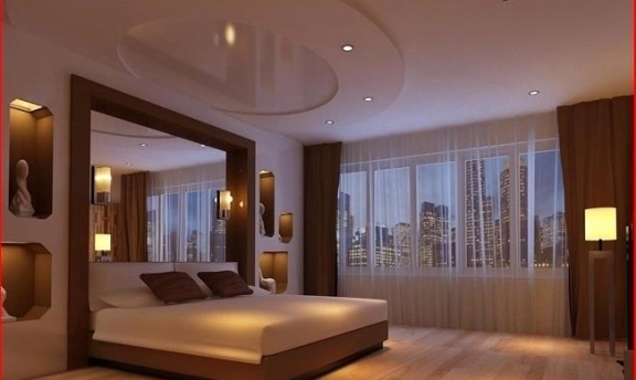 Yatak Odaları İçin Etkileyici Asma Tavan Uygulamaları